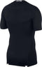 Nike Pro Top Ss Comp Sportshirt Heren - Black/White/(White) - Maat XXL