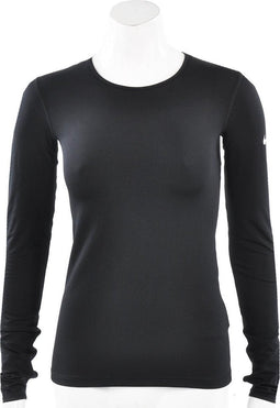 Nike - Pro Warm Crew - Zwart - Maat XL