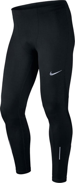 Nike Run Tight Sportlegging Heren - Black/(Reflective Silv)