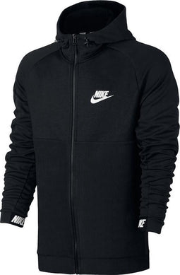 Nike Sportswear Advance 15 Hoodie FZ Fleece Sporttrui Heren - Zwart - wit