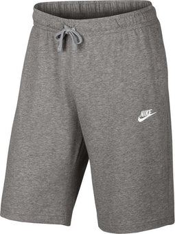 Nike Sportswear Club Short Jersey Sportshort Heren - Dk Grey Heather/White