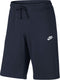 Nike Sportswear Club Short Jersey Sportshort Heren - Obsidian/White