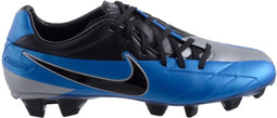 Nike T90 Laser - Voetbalschoenen - 40 - Blauw;Zwart;Silver