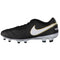 Nike Tiempo Genio II Leather FG Voetbalschoenen - Maat 45 - Mannen - zwart/wit/goud