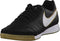 Nike TiempoX Genio II Leather IC Voetbalschoenen - Maat 45 - Mannen - zwart/wit/goud