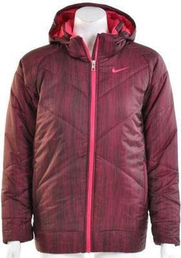 Nike Ultra Warm Puffy Jacket - Sportjas - Kinderen - Maat 158 - 170 - Paars;Roze