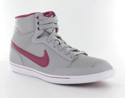 Nike Women's Double Team Leather High - Sneakers - Dames - Maat 42 - Grijs/ Fuchsia/ Wit