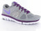 Nike Womens Flex 2014 Run - Hardloopschoenen - Dames - Maat 37,5 - Grijs;Paars