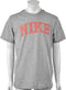Nike YA Short Sleeve Tee Youth BL Were - Sportshirt - Kinderen - Maat 140 - 152 - Melangre Grijs/ Infra Rood