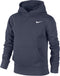 Nike YA76 Brushed Fleece Hoody Junior Sporttrui casual - Maat L - Unisex - blauw Maat L - 152/158