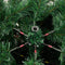 vidaXL Kunstkerstboom - Scharnierconstructie - Dennenappels en bessen - 180 cm groen