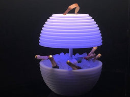 Nikki Amsterdam | The.Bowl | Multicolor LED verlichting | Bluetooth Speaker | Bowl | Wijnkoeler | Champagnekoeler | Ijskoeler | Ice Bucket | Ijsemmer | Tuin Verlichting | Feest Verlichting | Met gratis App bedienbaar | 60cm doorsnee |