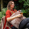 Nikki Amsterdam | The.Pillow | Taupe | Bruin | Duurzaam | Draadloos | 60 x 45 x 18cm | Infrarood | Warmtekussen | In en Outdoor | Loungekussen | incl 16.000 mAh Powerbank | Gebruiksduur: tot 14 uur
