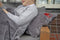 Nikki Amsterdam | The.Pillow | Taupe | Bruin | Duurzaam | Draadloos | 60 x 45 x 18cm | Infrarood | Warmtekussen | In en Outdoor | Loungekussen | incl 16.000 mAh Powerbank | Gebruiksduur: tot 14 uur
