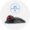 Kensington Orbit® Wireless Trackball - Trackball met scrollring - Dual wireless connectiviteit - zwart