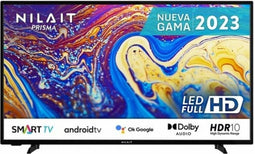 Nilait 40 inch Smart TV - NI-40FB7001S - 2023 (Alle populaire tv-apps aanwezig)