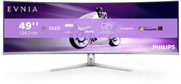 Philips Evnia 49M2C8900 - QD-OLED Monitor - 240Hz 32:9 Curved - Wit