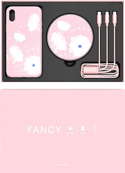 Nillkin - 3 in 1 cadeaupakket/giftset - Geschikt voor iPhone XR - Roze