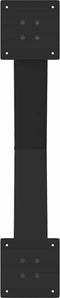 vidaXL - Salontafelpoten - 2 - st - X-vormig - 70x(42-43) - cm - staal - zwart