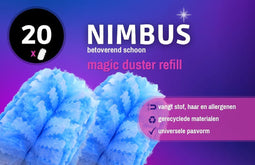 NIMBUS Magic Duster Refill - 20 Navullingen - Geschikt voor Swiffer Handvat