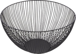 Point-Virgule - Wire - Fruitschaal - Fruitmand - Metaal - zwart ø 25 cm H 14cm