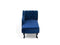 NIMES - Chaise longue - Blauw - Rechterzijde - Fluweel