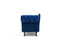 NIMES - Chaise longue - Blauw - Rechterzijde - Fluweel