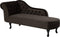 NIMES - Chaise longue - Bruin - Linkerzijde - Fluweel