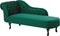 NIMES - Chaise longue - Groen - Linkerzijde - Fluweel