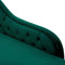 NIMES - Chaise longue - Groen - Linkerzijde - Fluweel