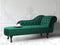 NIMES - Chaise longue - Groen - Rechterzijde - Fluweel