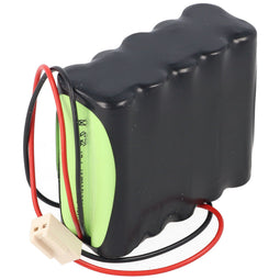 NiMH 12V 800mAh F2x5 battery pack with cable and plug