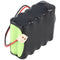 NiMH 12V 800mAh F2x5 battery pack with cable and plug