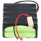 NiMH 12V 800mAh F2x5 battery pack with cable and plug