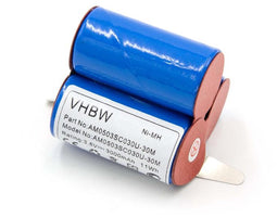 NiMH-batterij - 3000 mAh (3,6 V) voor stofzuiger, huisreiniger, huisrobot zoals AG41W
