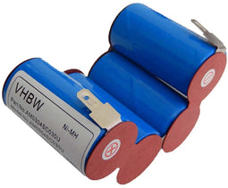 NiMH-batterij - 3000 mAh (4,8 V) voor een stofzuigerrobot voor thuisreinigers, zoals AEG 63BCC01