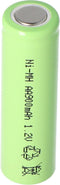 NiMH-batterij Flattop Mignon AA 800 mAh industriële versie met platte positieve pool