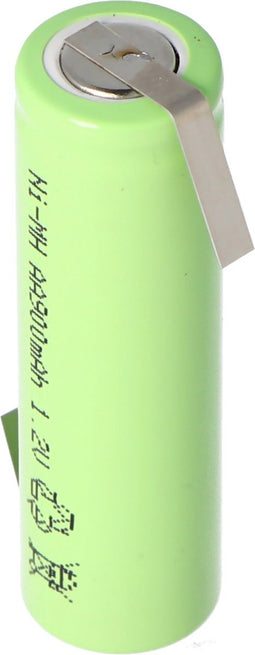 NiMH-batterij Flattop Mignon AA 800 mAh met soldeertag in Z-vorm