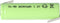 NiMH-batterij Flattop Mignon AA 800 mAh met soldeertag in Z-vorm