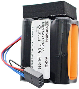 NiMH-batterij geschikt voor Dräger Oxylog 2000-batterij 8411599 (geen originele batterij, hoogwaardige replica-batterij)