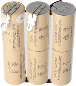 NiMH-batterij geschikt voor Gardena ACCU 6 voor struikschaar ST 6, Bosch AGS70-batterij 7.2V 2000mAh NiMH