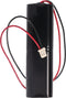 NiMH-batterijpakket geschikt voor nood- en veiligheidsverlichting met 4,8 volt spanning en 1600 mAh capaciteit, afmetingen 100x15x30mm, Molex 50-37-5023 connector