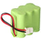 NiMH battery - 300mAh (7.2V) - for dog collar dog trainers such as Dogtra 40AAAM6YMX, BP-15, BP15RT,