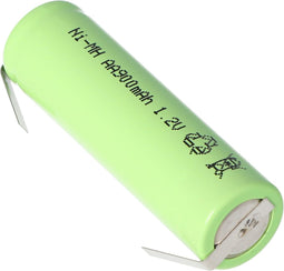 NiMH oplaadbare batterij Flattop Mignon AA 800 mAh met soldeerlip in U-vorm