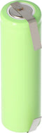NiMH oplaadbare batterij Flattop Mignon AA 800 mAh met soldeerlip in U-vorm