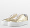 PS Poelman Titular - Dames Casual Leren Tennis Sneaker - Metallic Goud