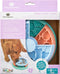 Nina Ottosson Puppy Lickin' Layers - Hondenvoerbak - Ø16.7x16.7 cm Blauw Oranje Groen Puppies
