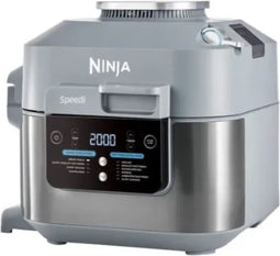 Ninja ON400DE friteuse Enkel 5,7 l Vrijstaand 1760 W Heteluchtfriteuse Grijs