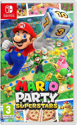 Nintendo Mario Party Superstars, Nintendo Switch, Multiplayer modus, E (Iedereen), Fysieke media