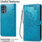 iMoshion Hoesje Geschikt voor Motorola Moto G62 Hoesje Met Pasjeshouder - iMoshion Mandala Bookcase - Turquoise
